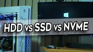 HDD Vs. SSD Vs. NVMe M.2 - Does a NVMe Drive Help Boot Times?