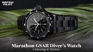 Marathon Automatic Diver's Government Search And Rescue Military Watch Review | watchpilot.com