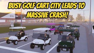 Greenville, Wisc Roblox l Realistic Golf Cart City HIGHWAY CRASH - Voice Roleplay