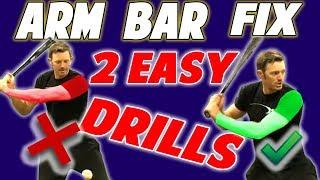 Arm Bar Fix | 2 Simple Drills | Baseball Hitting Mechanics (Pro Speed Baseball)