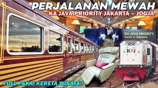 KERETA TERMEWAH JAKARTA JOGJA ! Naik KA Java Priority Imperial Class, Layanan Istimewa ala Sultan !