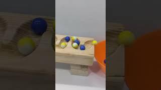 Marble Run Race ASMR  Dump Truck, Garbage Truck & 2HABA Slope Course