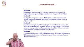 Introduction to econometrics and econometric analysis Part - 2