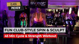 *DOWNLOAD* 45 Min Fun Club-Style Spin & Sculpt!! (Preview)