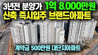 신축 즉시입주 분양가 1억 8,000만원대 미분양아파트, 계약금500만원 소액 부동산투자 추천 아산 삼부르네상스 더힐 천안아산 1억대 땡처리아파트 [741]