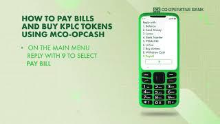 How to Pay Bills and Buy KPLC Tokens Using the MCo-opCash service #WeAreYou