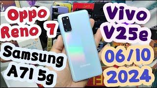 076 734 7340 - 06/10/2024 - Oppo Reno 5 1288 - Samsung A12 - Vivo NEX 3 - Redmi 13c - LG G8x