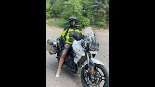 Hobble Creek Canyon on the Tiger Adventure Bike