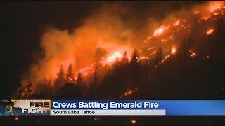 Rain, Windy Weather Playing Role In Firefight Near South Lake Tahoe