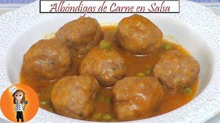 Albóndigas de Carne Mixta en Salsa | Receta de Cocina en Familia