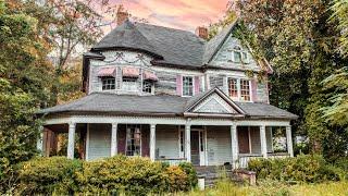 ABANDONED Pink Victorian Mansion Frozen since ‘09 | EVERYTHING Left Inside