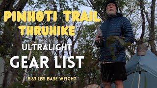 Pinhoti Trail Gear List | Backpacking Gear for a Successful Thruhike