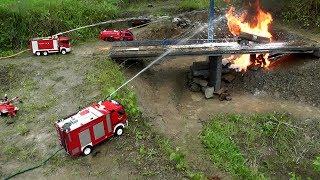 RC HORRIBLE  FIRE ACCIDENTRC TANK TRUCK ON FIRERC LIVE ACTION CRASH! HUGE EXPLOSION1