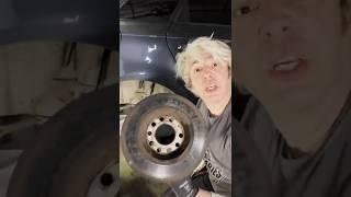 Fixing Audi A3 rear brakes while stuck in snowy Norway - Edd China's Workshop Diaries #Shorts