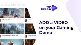 How to ADD a VIDEO on your Website | Gaming Demo