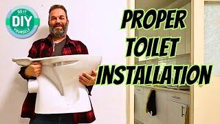 How to Properly Install a Toilet Bowl | Step-by-Step DIY Guide