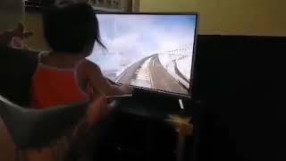 Roller-coaster simulation with Daughter