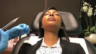 Dr. Jessica Kulak demonstrates Kybella injections