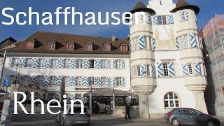 Schaffhausen am Rhein in Switzerland Walkthrough