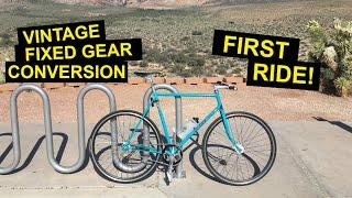 Steel Fixed Gear Conversion Ride in Las Vegas Heat!