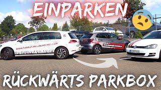 Richtig EINPARKEN - Teil 2: Rückwärts in die Parkbox [Grundfahraufgabe] PKW 