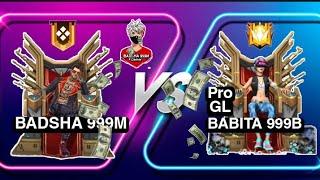 #badsha999m #b999m #1vs1  BADSHA 999M V/S World Pro Girl Overpower Gameplay - Garena Free Fire