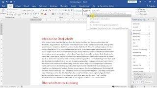 Formatvorlagen richtig verwenden – Word-Tutorial