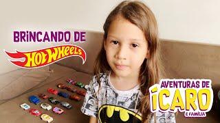 BRINCANDO DE HOT WHEELS | Pista Wave Racers modificada - Aventuras de Ícaro