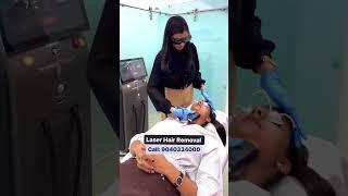 @tanubishnoi3091 Laser Hair Removal at Smile up clinic #ytshorts #shortsvideo #laserhairremoval
