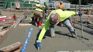 Day in the life of a Cement Mason #concretefinisher #local528