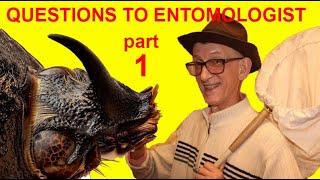 Questions to Entomologist: Best Insects, Passion, Careers, Parasitoids, Collections. PART-1.