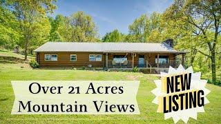 Over 21 Acres of Private Land That Backs Up to National Forest!! Cabin Tour in Greeneville, TN!