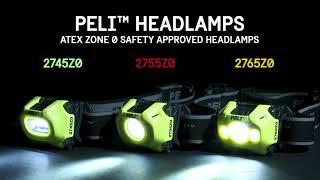 PELI ATEX Certified Headlamps - 2745Z0 / 2755Z0 / 2765Z0