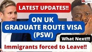 LATEST UPDATES ON UK POST STUDY VISA | VISA EXPIRATION | NO JOB SPONSORSHIP | WAY FORWARD!!