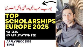 Top Scholarships in Europe 2025 | Fully Funded Opportunities for International Students   #europe