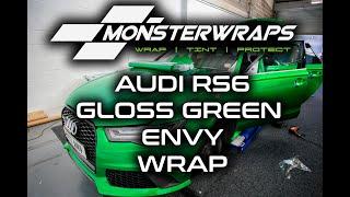 Monsterwraps | Audi RS6 3M Gloss Green Envy wrap