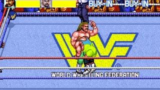 WWF Wrestlefest - Jake the Snake, Big Boss Man, beat 10 matches in under 13 min, no ring outs