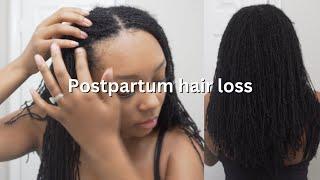 Microlocs Postpartum Hair Care Routine