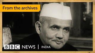 Lal Bahadur Shastri's rare TV appearance: 'I belong to the category of common men' | BBC News India