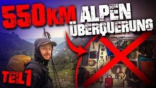 550km zu Fuß über die Alpen Alpenüberquerung Trekking Wandern Traumpfad München Venedig #01