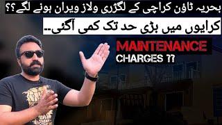 Bahria Town Karachi K Luxury Villa's Veeran Ho Gae | Rent Bhi Had Zada Kam Hogya | Charges Km Hogae?