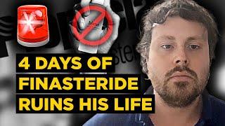 4 DAYS of Finasteride Use... Hair Loss Drug DESTROYS This Man's LIFE | Erik's PFS Experience