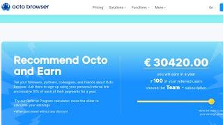 Earn €30,420 A Year With Octo Browser Affiliate Program