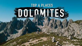 TOP 6 DOLOMITES destinations you MUST visit!