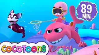 Baby Shark    y más canciones infantiles de Cleo y Cuquin | Cocotoons