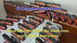 SyncRight 1.5-inch GPS-synchronized Clocks