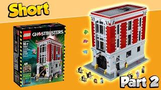 LEGO Ghostbusters Headquarter Firehouse (75827) | Part 2 - Inside #shorts