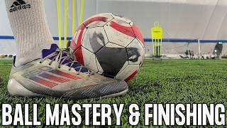 Individual Ball Mastery & Finishing Training In adidas F50 Elite