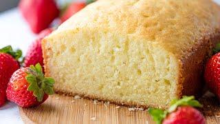 How to Make Traditional Pound Cake | The Stay At Home Chef