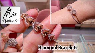 Latest Diamond Bracelet Designs With Price/Mia by Tanishq/Tanishq Bracelets/women Bracelets/Deeya